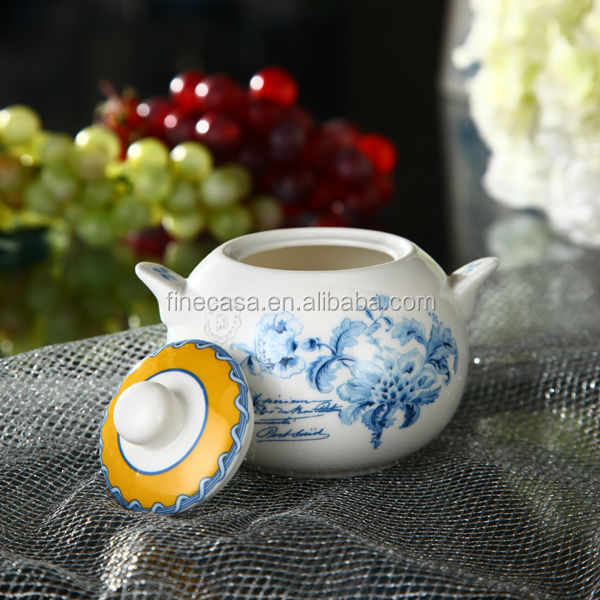 エレガントな新しいボーンチャイナ陶磁器お茶のポットコーヒーポットシュガーポットミルクポット仕入れ・メーカー・工場