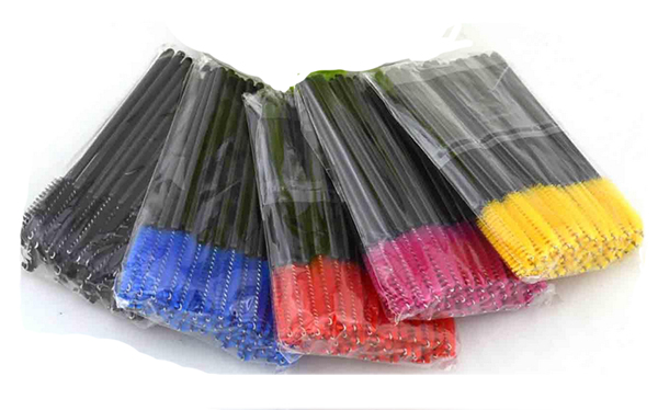 まつげエクステンションブラシナイロンアイブロウマスカラブラシマスカラワンドのプラスチック問屋・仕入れ・卸・卸売り