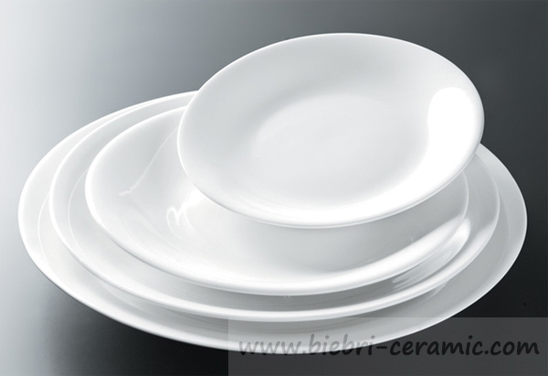 03 5 to 25 inch plain white excellent quality hotel porcelain plates with all size available