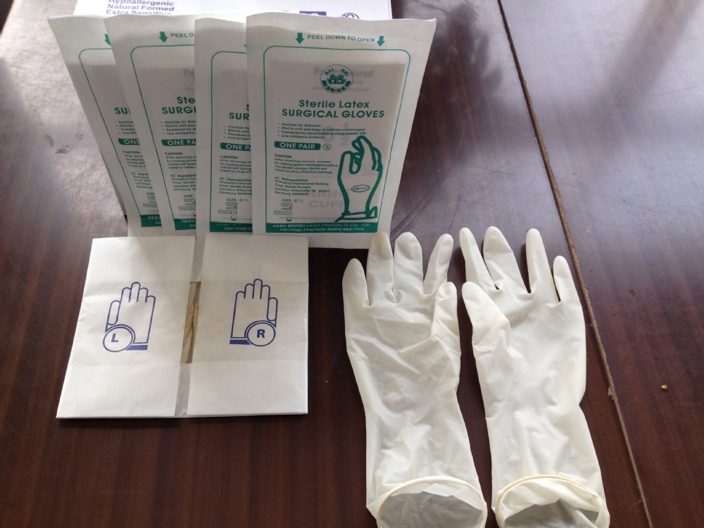 熱い販売2015ラテックス医療用手袋cefdaと製造仕入れ・メーカー・工場