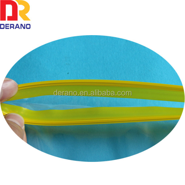 Clear LDPE slider bag with zipper/LDPE zipper bag