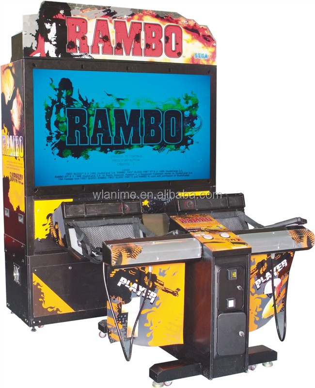 コインは銃を作動させたランボーの射撃のゲーム機問屋・仕入れ・卸・卸売り