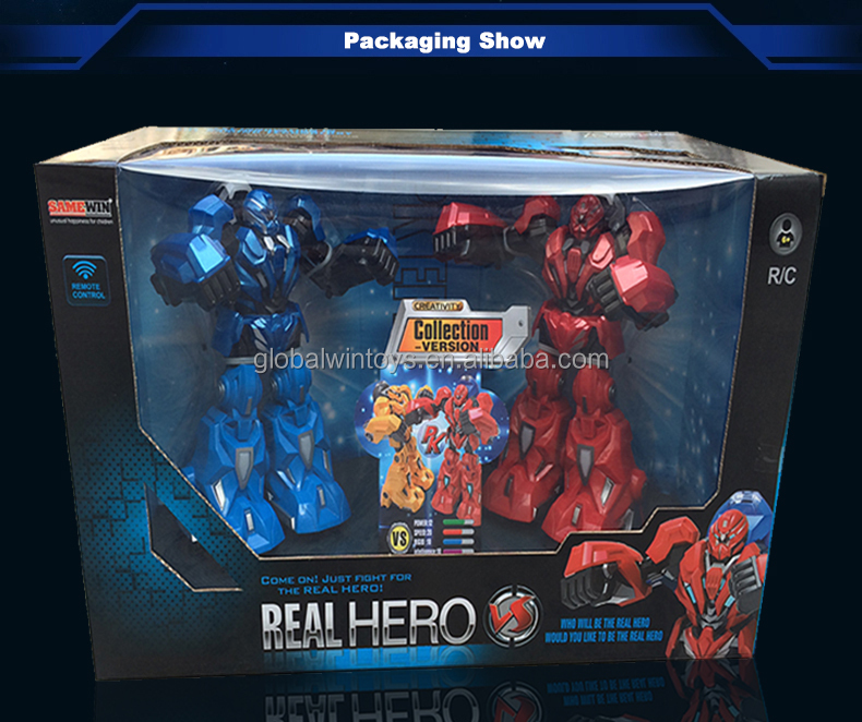 2015 kids fighting robot toy! infrared control rc robots for sale with led & music GW-T3888-1
