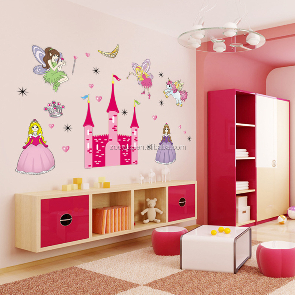 Zooyoo 3d pvc verwijderbare cartoon muur sticker sneeuw witte muur ...