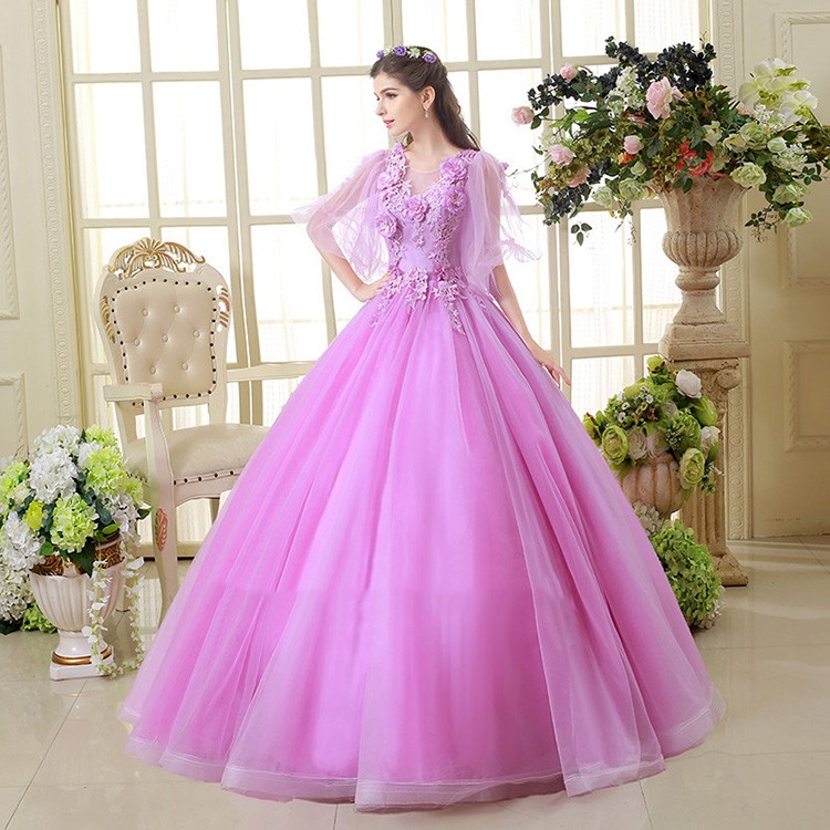 purple dress korean