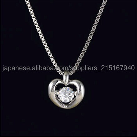 大切な人にオープンハートキュービックジルコニアペンダント問屋・仕入れ・卸・卸売り