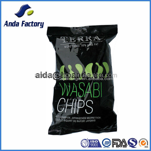 Potato Chips Packaging / Nitrogen Filling Food Bags / Chips Packaging
