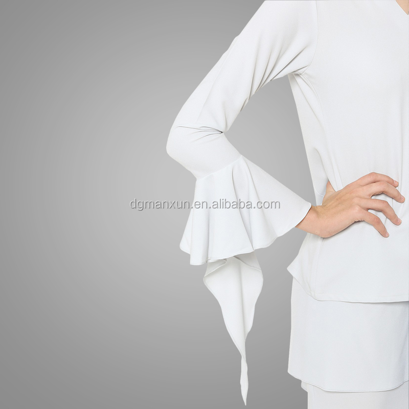 Newest white muslim women baju kurung wholesale islamic plus size women clothing6.jpg