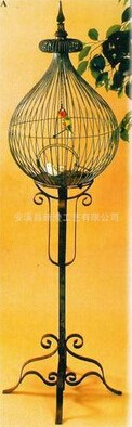 錬鉄製の手工芸品アンティークの正方形の金属の庭の装飾の卸売装飾的な結婚式の鳥かご問屋・仕入れ・卸・卸売り
