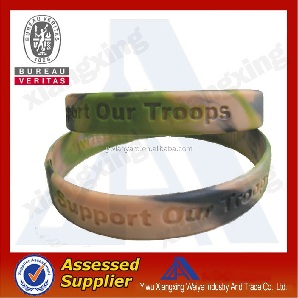 Camouflage Silicone Bracelets 86