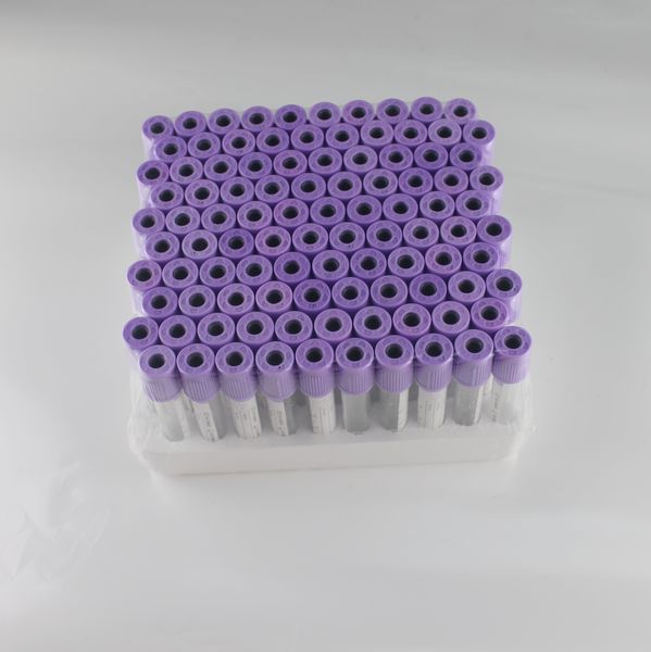 熱い販売の紫色のペット真空採血試験管16x100mm仕入れ・メーカー・工場