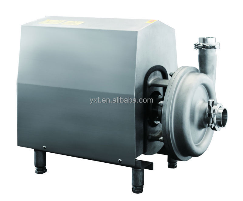 cocoa powder&ice cream new model electricity clear sanitary self priming pump
