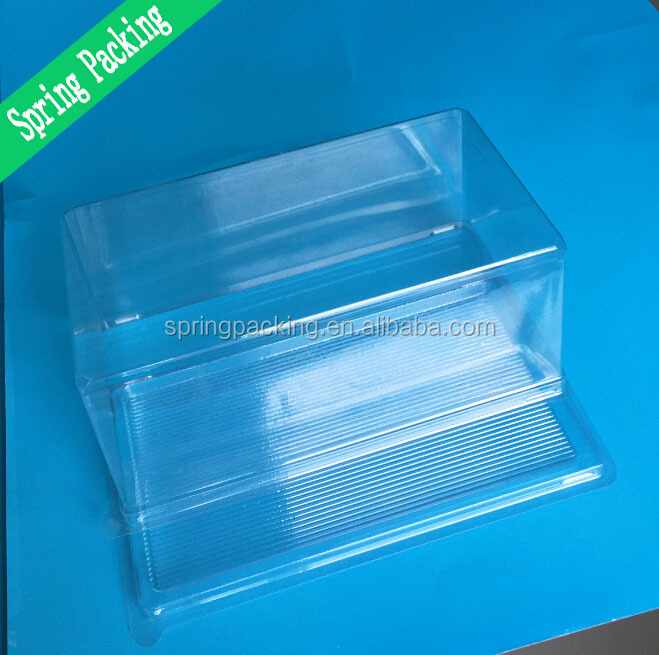 正方形の透明なプラスチックのボックスドームケーキボックスコンテナ容器を奪う仕入れ・メーカー・工場