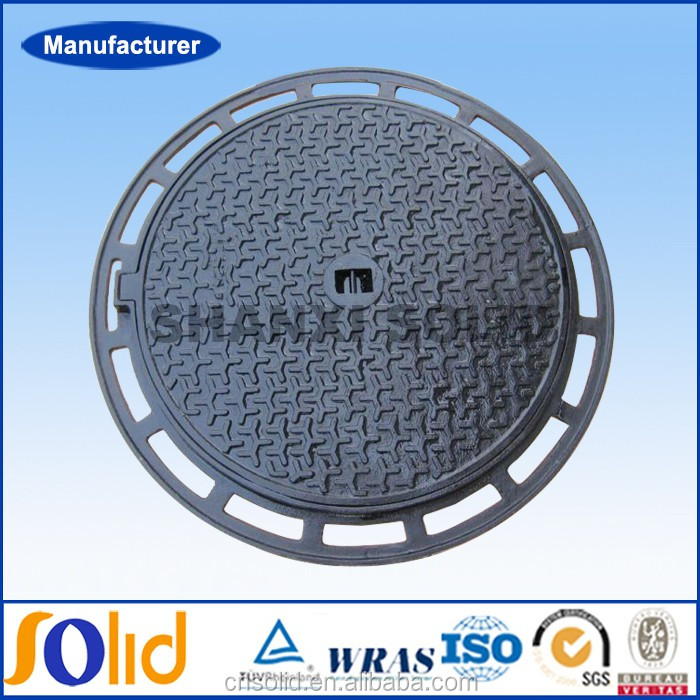 EN124 round 700mm epoxy coating E600 F900 Heavy duty cast iron manhole cover&frame.jpg