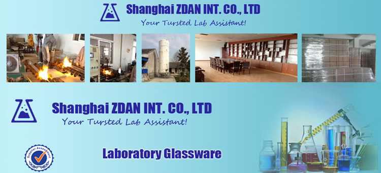 スリーウェイガラス温度計アダプター、 プラスチックネジ、 研究室ガラス製品仕入れ・メーカー・工場