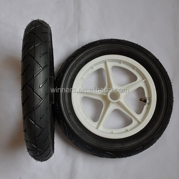 12" Pneumatic Plastic Bicycle Wheel/baby Stroller Wheel/golf Cart Wheel
