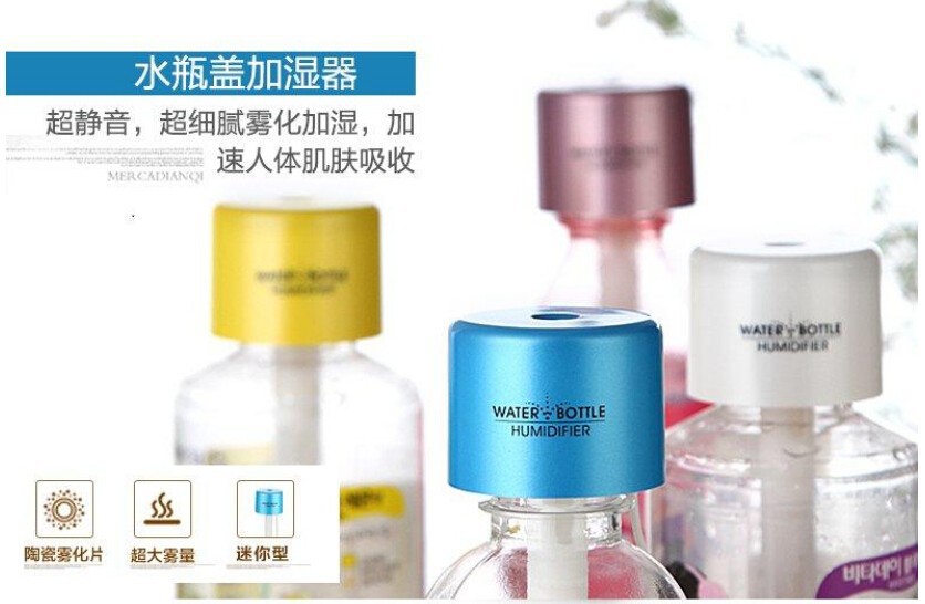Newest!! 1 Piece USB Humidifier,Bottle Caps Humidifier Creative