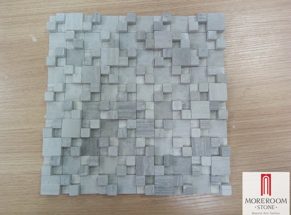 Surface Was Uneven Irregular Square Marble Mosaic.jpg