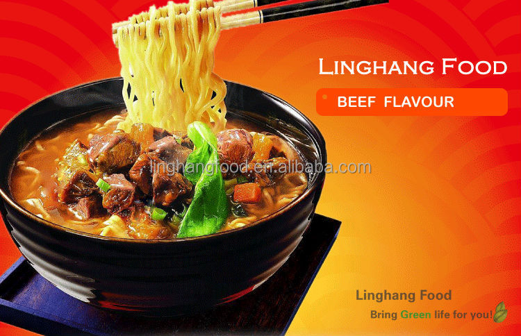 2014 Newest Beef Flavor Instant Noodles 110g