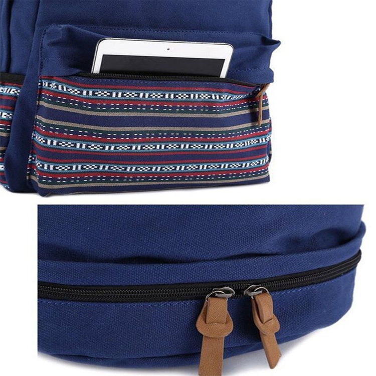 2015 Hot Sell Exclusive Good Quality Cotton Canvas Backpack