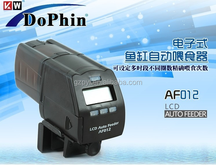 DoPhin AF-012 automatic feeder digital tropical fish food auto feeder .automatic pet feeder