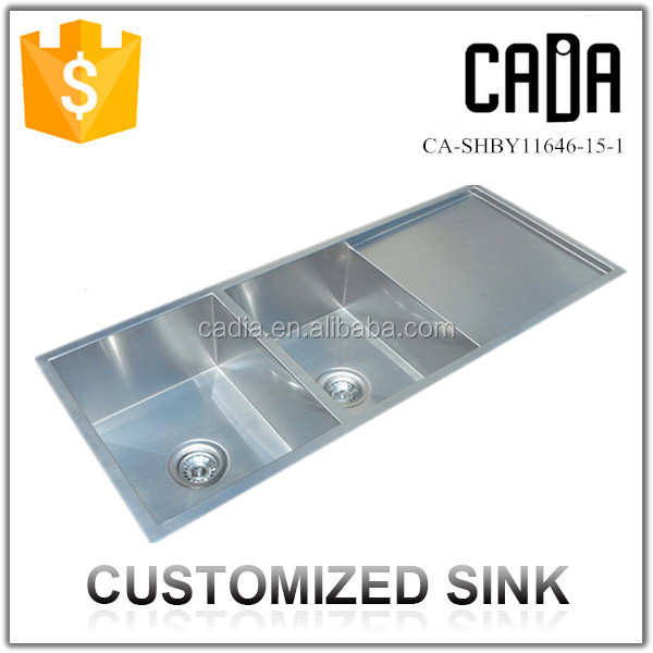 ... Stainless Steel Kitchen Double Deep Sink,5mm Thickness 304 Stainless