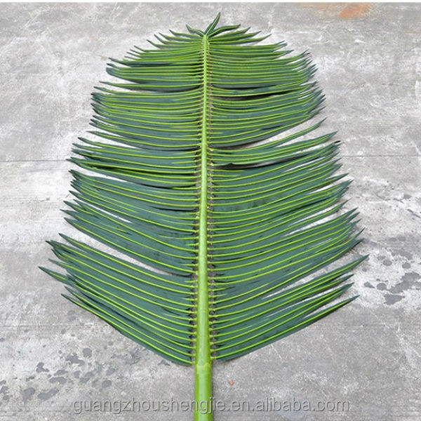 Q122808 Dried Palm Leaves Plastic Palm Leaves Roof High Quality