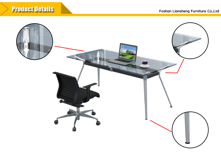 Commercialfurniture Office Desk Tempered Glass Office Table Buy