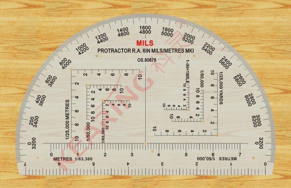 rm military round protractor