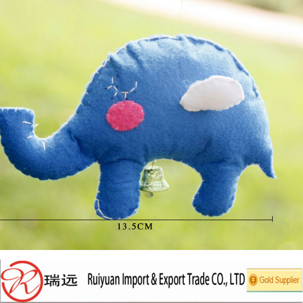 新製品は、 動物をいっぱい2014年フェルトクリスマスの装飾のための仕入れ・メーカー・工場