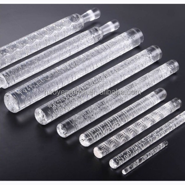 Hexagonal Net Pattern Cake Decoration Acrylic Rolling Pin
