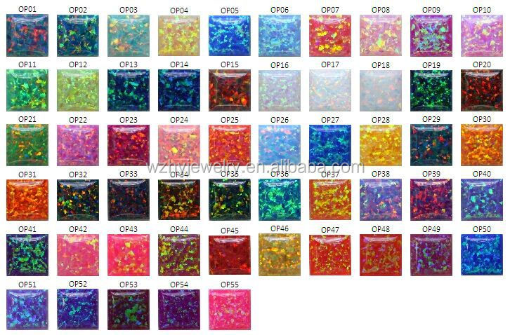 Opal Color Chart