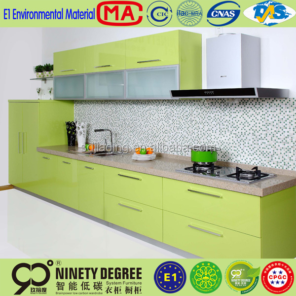 2013 best seller quality dark chocolate melamine kitchen cabinet