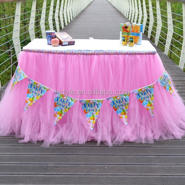 Beautiful Tutu Tableware Tulle Table Skirt Party Wedding Decorations Best Price Gift SD103 (31).jpg