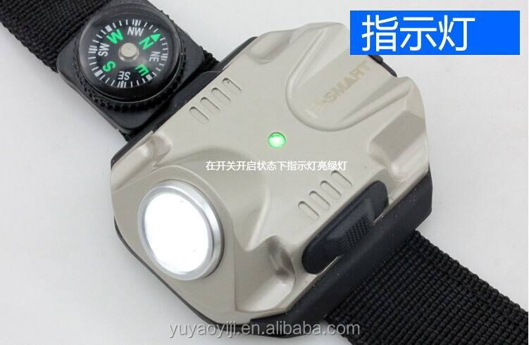 新しいスタイルのナイトランニング2015機器ledライト懐中電灯腕時計グレア照明仕入れ・メーカー・工場