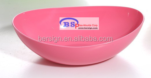 ピンクの楕円形の形状熱い販売されたプラスチック製のフルーツ容器問屋・仕入れ・卸・卸売り