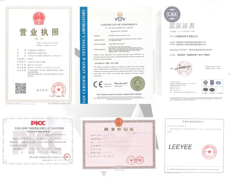 Certificates