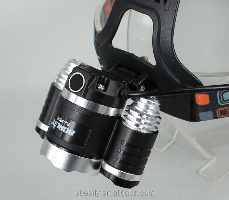 最新ハイパワーヘッドランプ2015boruitrj-3000t6最も強力な充電式ledヘッドランプ問屋・仕入れ・卸・卸売り