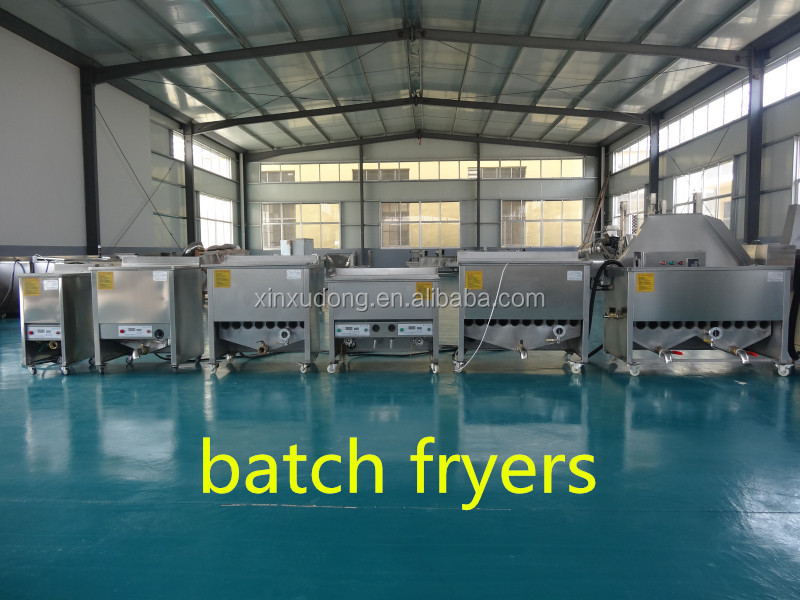 automatic fryer with CO2 extinguishing system