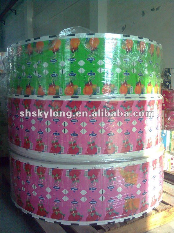 IPI package paper for UHT milk juice used on IPI SA50 filling machine