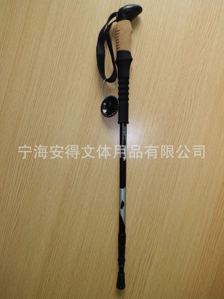 寧海4登山杖松葉杖を供給するセクションのアルミアーンドラを持つ9つledライトハイキングスティック杖高齢者問屋・仕入れ・卸・卸売り
