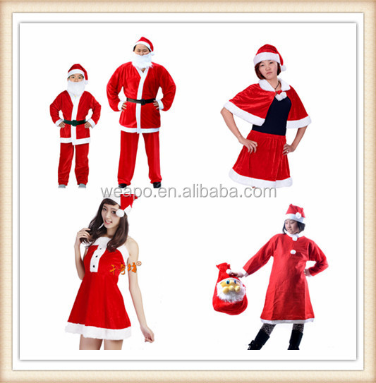 新しい到着の高品質サンタクロース衣装安い男性のためのクリスマスのマスコットの衣裳仕入れ・メーカー・工場