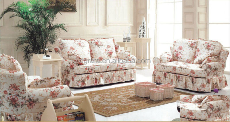 2017 Simple Design Pink Flower Fabric Sofa Set Was Made By Imported 2138b Jpg