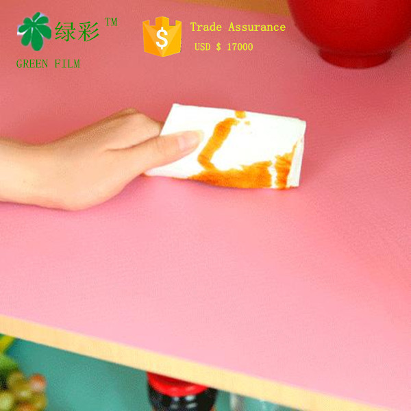 新しいデザインドットピンク中国東清潔でカット不- 毒性テーブル用台所用マットドロワーシェルフライナー仕入れ・メーカー・工場