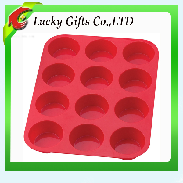 High Quality Soft Cupcake Colorful Silicone Mold For Cake Decorating