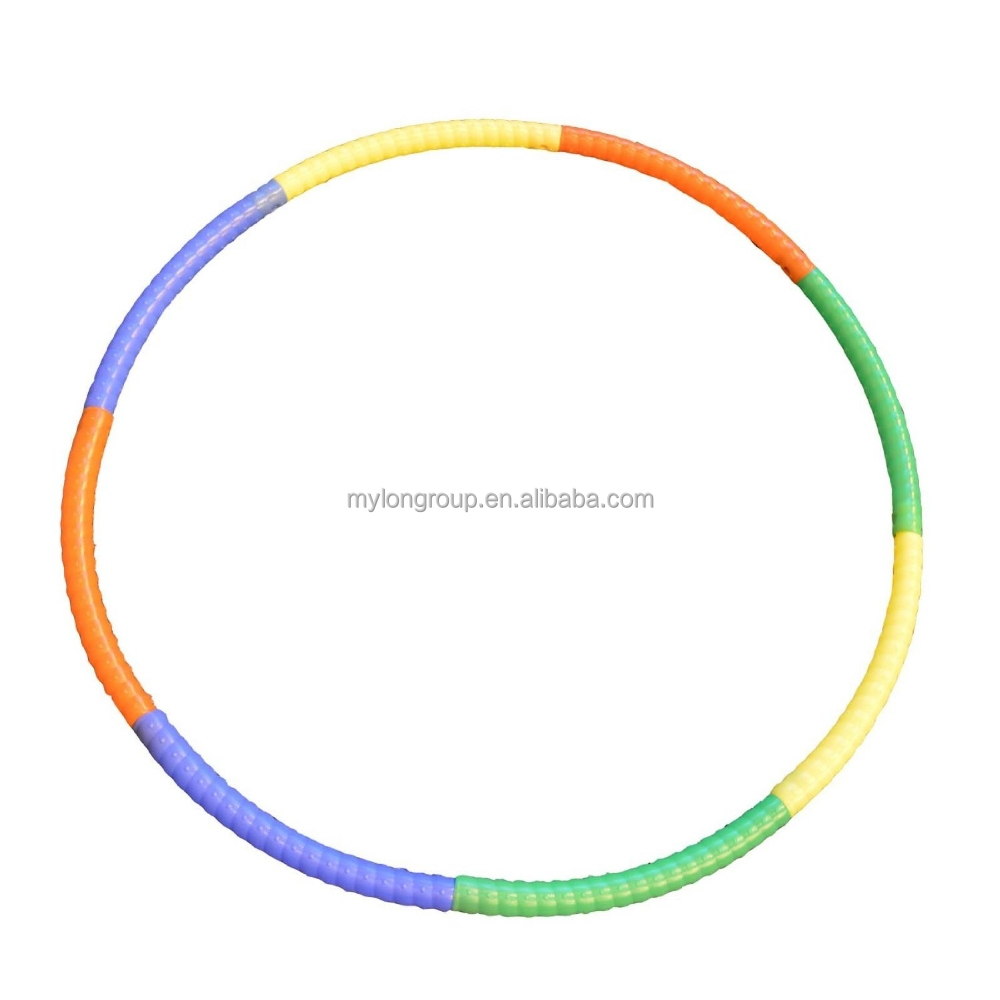 multicolor detachable eco-friendly sports hula hoop