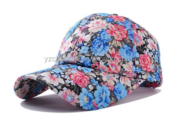 bsciの監査夏の花のプリント女性のための野球帽の模様の印刷されたカスタム野球帽問屋・仕入れ・卸・卸売り