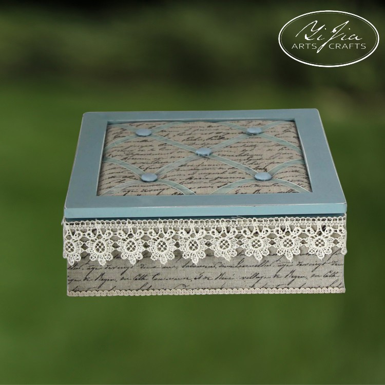 ファッションフランスの田舎の家の装飾の宝石箱がインサート・古典的なリングボックスジュエリーを表示する店の陳列ケース仕入れ・メーカー・工場