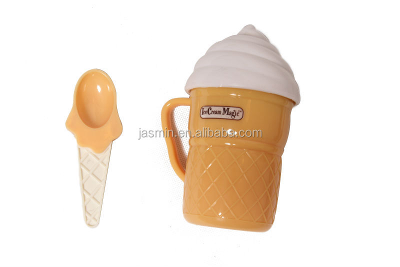 創造的なプラスチック製のミニ2014年熱い販売のアイスクリーム呪術・アイスクリームメーカーカップように見られるようなテレビ問屋・仕入れ・卸・卸売り