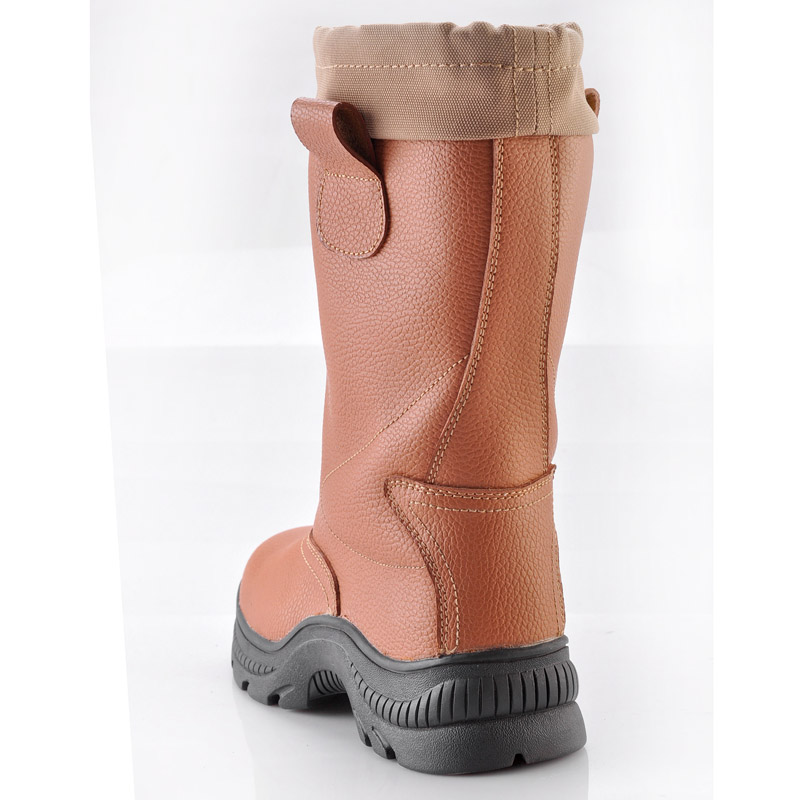 men's no lace work boots
